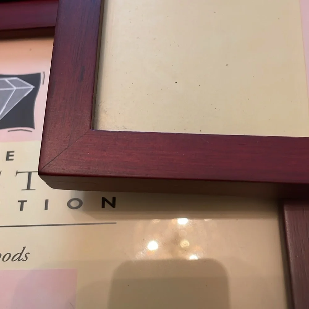 Rosewood Picture Frames 8 x 6 set of 3 Frames